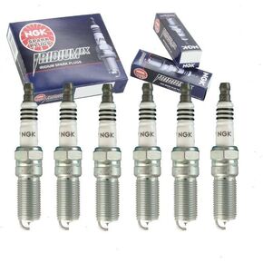 6 pc NGK Iridium IX Spark Plugs compatible with Ford F-150 3.5L V6 2011-2019