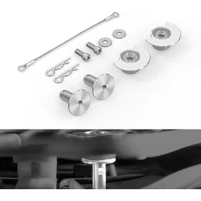 Seat Receptacle Latch Replacement Pin Compatible with Yamaha YFZ450R 2012-2022,YFZ450RSE 2009-2024,YFZ450X 2010-2011,1 Pair