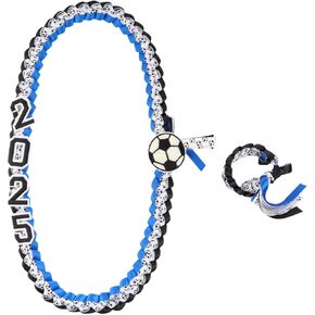 Graduation Leis Sport 2025 Graduation Ribbon Lei Graduation Necklace Ball Graduation Leis Class of 2024 Graduation for Student Graduation Gifts Party Supplies