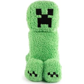 Jay Franco Minecraft Plush Pillow Buddy - Soft Plushie Stuffed Pillow, 19 Inches, Green - Creeper 03