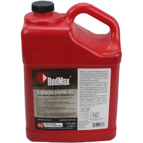 1 Gallon of Red Max Synthetic 2 Stroke Oil w/Fuel Stabilizer 50:1 Mix Ratio