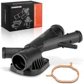 A-Premium Engine Coolant Flange Compatible with Select Volkswagen Models - Passat 2012 2013 2014