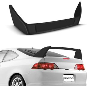 SCITOO ABS Spoiler for 2002-2006 for Acura RSX Trunk Spoiler Roof Lip Kit Wing, Car Exterior Rear Spoiler Kit (Matte Black)