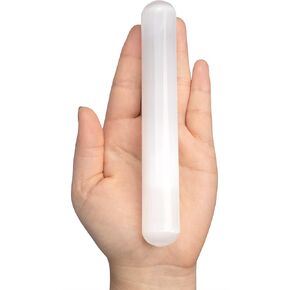 WISH WELL Selenite Crystal Wand – 6" Selenite Wand– Mined and Crafted in Morocco – Ideal for Cleansing and Recharging Healing Stones, Meditation, Reiki, Protection and Home Decor