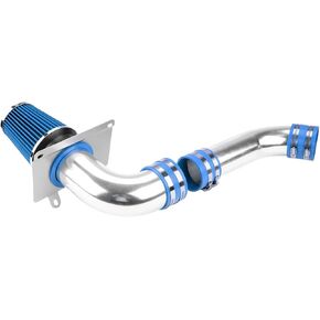 Cold Air Intake System 3"& 3.5" High Flow Inlet for Mustang V8 5.0L 1989 1990 1991 1992 1993 Blue