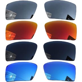 Acefrog 4 Pairs Polarized Replacement Lenses Compatible with Oakley Eyepatch 2 OO9136 Sunglasses, Perfectly Fit, Anti-scratch, Shatterproof, Value Pack