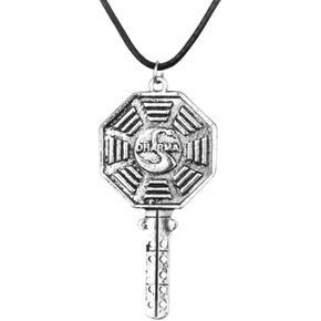 متجر الأميرة المتجر Dharma Series Lost Series Desmond Desistafe Key Key Black Cord Necklace