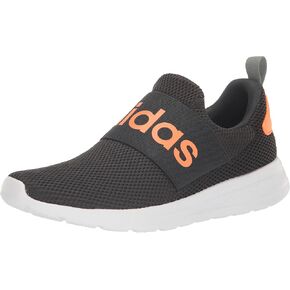 حذاء الجري Lite Racer Adapt 4.0 للرجال من adidas، أسود أساسي/أحمر حيوي/كربوني، 8 in Saudi Arabia