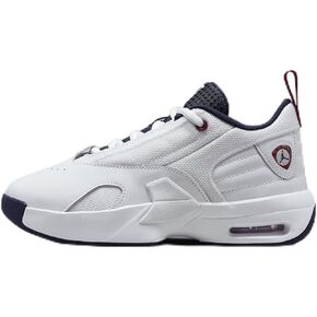 Jordan Max Aura 6 Big Kids 'Shoes (FQ8297-100 ، White/Varsity Red/Midnight Navy) Size 7