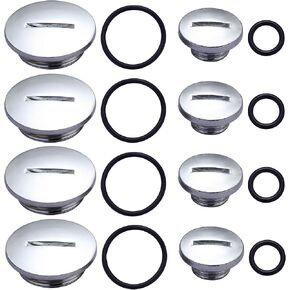 2 Sets Of Quad Engine Stator Side Cover Caps W/Seals 50cc 70cc 90cc 110cc 125cc Engine Fit for ATV BMS Roketa Taotao SunL Coolster
