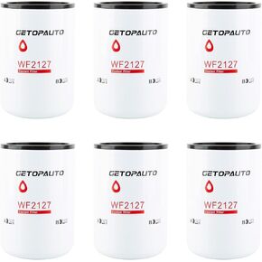 WF2127 مرشح سائل تبريد المياه متوافق مع cummins ISX15 يحل محل WF2127 3680434 P550867 B5087 (مجموعة من 6)