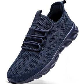 WCIDFY Mens Running Shoes Mesh Breathable Tennis Shoes Lightweight Walking Sneakers Comfortable for Gym