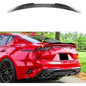 Rear Trunk Boot Spoiler Lip for KIA Stinger 2017-2023,Carbon Fiber Style Rear Trunk Boot Spoiler Lip for KIA Stinger 2017-2023,Carbon