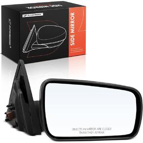 A-Premium Passenger Side Power Door Mirror - Compatible with Ford Mustang 2005 2006 2007 2008 2009 - Non-Heated Non-Folding Black Texture Side View Mirror, Repalce# 6R3Z17682AA