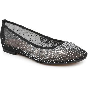 Jewel Badgley Mischka Nuala Mesh Flats