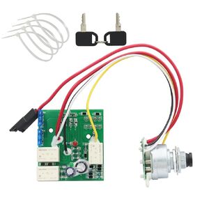 AM132500 Ignition Switch Module with Keys Compatible with John Deere 335 345 355D GT225 GT235 GT235E GT245 GX255 GX325 GX335 GX355 GX345 LX255 LX266 LX277 LX279 LX280 LX288 Lawn & Garden Tractors