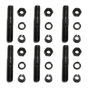 90116-08325 Hub Stud Bolts - Set of 6 Bolt Studs Kits Compatible with Land Cruiser 1975-97, Pickup 1979-95, and 4runner 1984-95 - Axle Shaft Stud for Front Axle Outer Shaft Flange