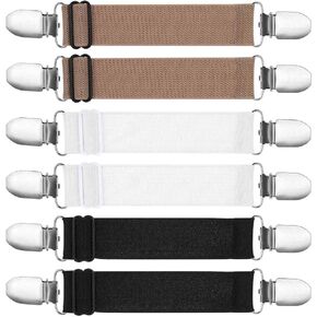 6 PCS Waist Cincher Clip Adjustable Cinch Clips for Clothing, Elastic Waist Tightener Clips Women Dress Clips Back Cinch Shirt Clips for Tightening Your Clothes