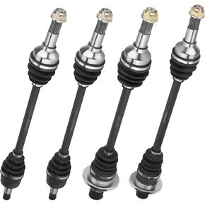 Front Rear Left and Right ATV CV Axles Drive shaft Assembly Set for Yamaha Rhino 700 2008 2009 2010 2011 2012 2013 - Full Set