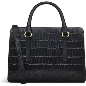 Radley London Angel Lane Faux Crocodile Women's Small Leather Ziptop حقيبة حقيبة
