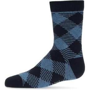 MeMoi Boys' Argyle Crew Socks