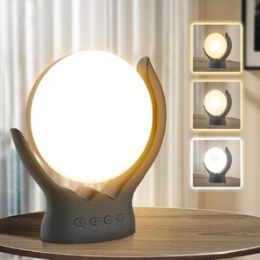 مصباح العلاج بالضوء القابل للدوران ، 10000 Lux Luxlight Lamp مع خالية من الأشعة فوق البنفسجية ، 3 درجة حرارة اللون و 5 مستوى السطوع وموقت ، ضوء العلاج للمنزل ، المكتب ، الديكور