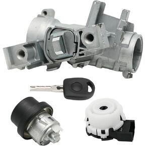 1K0905851B Ignition Switch Lock Cylinder Kit Replacement for Seat Leon 2006-2010, Replacement for Seat Toledo 2005-2009, Replacement for Skoda Superb 2008-2015, Replaces 1K0905851B