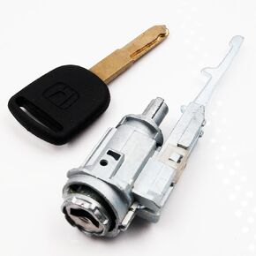 06351-TE0-A11 Ignition Switch Lock Cylinder Disassembled Barrel Lock, Replacement for Honda Fit Pilot Civic CR-V Accord Element Odyssey Replacement for Acura TL TSX ZDX RDX MDX