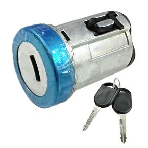 Ignition Lock Cylinder with Key (2pcs Transponder Chip Keys),Fit for Ford F150 F250 F350 Focus Escape Mustang Lincoln Mercury & Mazda Models,Ignition Switch Lock Cylinder Replace#924-717 4L3Z11582BB