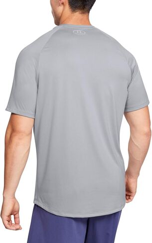 Under Armour Men's Tech 2.0 Emboss Short-Sleeve Training Workout T-Shirt , Mod Gray (011)/Halo Gray , X-Large in Saudi Arabia
