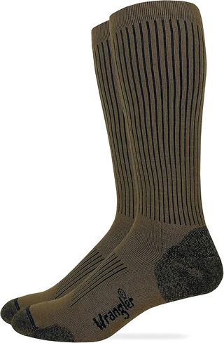 Wrangler Mens Ultra Dri Compression Seamless Toe Tall Boot Socks 1 Pair Pack in Saudi Arabia
