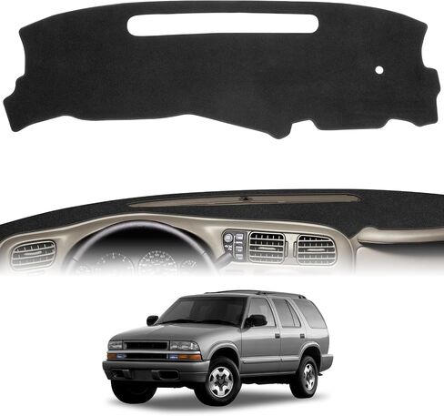 لوحة داش Dashboard MAT متوافقة مع Chevy S10 Blazer 1998-2005 ، S10 1998-2004 ، ملائمة لـ GMC Jimmy 98-2001 ، تناسب غطاء لوحة القيادة 98-04 للوسف in Kuwait