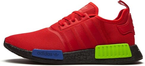 adidas Mens NMD_R1 Sneakers Shoes Casual - Red in Saudi Arabia