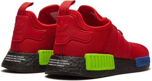 adidas Mens NMD_R1 Sneakers Shoes Casual - Red in Saudi Arabia