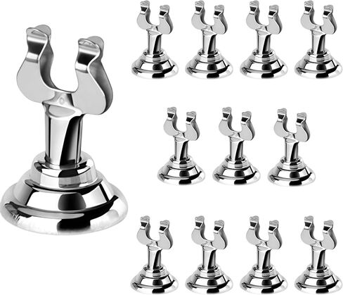 12PCS 1.5 Inch Table Number Holders, Place Card Holders, Table Card Holders Idea for Wedding, Banquets, Anniversary Party, Christmas, New Year (Silver, 1.5-Inch) in Saudi Arabia