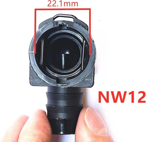 NW12 Coolant Hose Connector Adapter,Radiator Pipe Line Fitting for Mercedes-Benz BMW Audi Volkswagen Chevrolet Volvo Buick,Engine Heater Hose Assembly Junction Flange Repair Kit Barbed 90 Deg 0.74in in Saudi Arabia