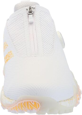 حذاء الجولف CODECHAOS 22 BOA للرجال من adidas، أسود أساسي/فضي داكن معدني/برتقالي، 15 in Kuwait