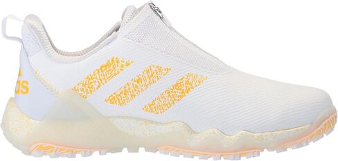 حذاء الجولف CODECHAOS 22 BOA للرجال من adidas، أسود أساسي/فضي داكن معدني/برتقالي، 15 in Kuwait