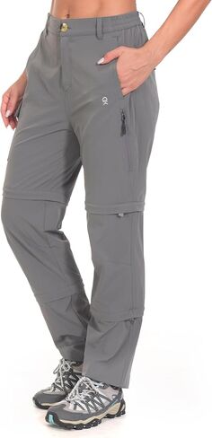 Little Donkey Andy Women's Stretch Convertible Pants, Zip Off Quick Dry Hiking Pants in Saudi Arabia