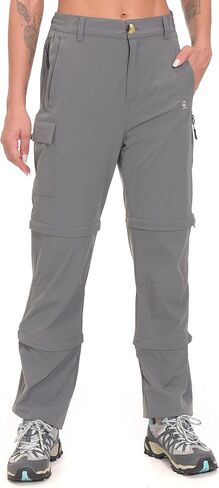 Little Donkey Andy Women's Stretch Convertible Pants, Zip Off Quick Dry Hiking Pants in Saudi Arabia