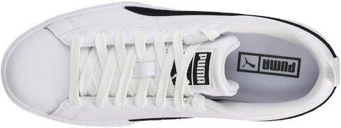 PUMA Girl's Mayze Leather (Big Kid) Puma White/Puma Team Gold 4.5 Big Kid M in Saudi Arabia