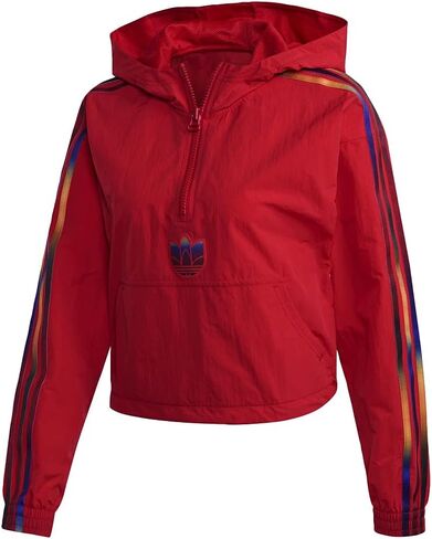 سترة قصيرة بنصف سحاب للسيدات من أديداس أوريجينالز in Kuwait