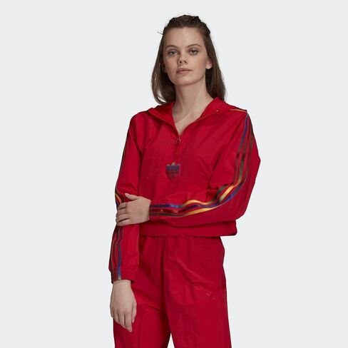 سترة قصيرة بنصف سحاب للسيدات من أديداس أوريجينالز in Kuwait