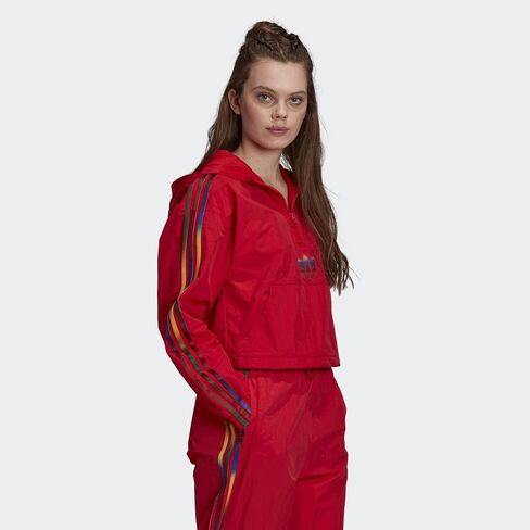 سترة قصيرة بنصف سحاب للسيدات من أديداس أوريجينالز in Kuwait