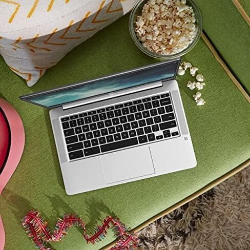 HP Chromebook 14 - شاشة 14 بوصة عالية الدقة لا تعمل باللمس Intel Pentium Silver N5000، وIntel UHD Graphics 605، وذاكرة وصول عشوائي سعتها 4 جيجابايت، وeMMC سعة 64 جيجابايت، وواي فاي، وبلوتوث، وصوت من B&O، ونظام تشغيل Chrome (متجدد) in Saudi Arabia