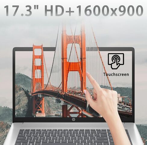 Newest HP 17t Laptop, 17.3" HD+ Touchscreen, Intel Core i5-1135G7 Processor 2.4GHz to 4.2GHz, 16GB RAM, 512GB PCIe SSD, Webcam, Wi-Fi 6, Backlit Keyboard, Windows 11 Home, Silver in Saudi Arabia