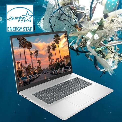 Newest HP 17t Laptop, 17.3" HD+ Touchscreen, Intel Core i5-1135G7 Processor 2.4GHz to 4.2GHz, 16GB RAM, 512GB PCIe SSD, Webcam, Wi-Fi 6, Backlit Keyboard, Windows 11 Home, Silver in Saudi Arabia