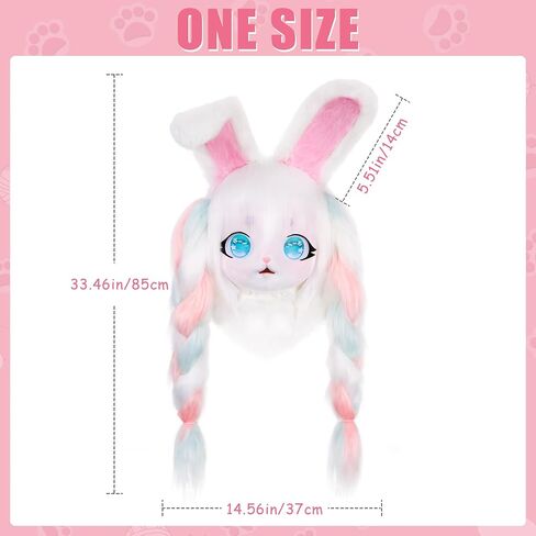 Fursuit Ceygear Cosplay Furry Assable Cute Cute Halloween Masquerade Onclue Comple Props Props in Saudi Arabia