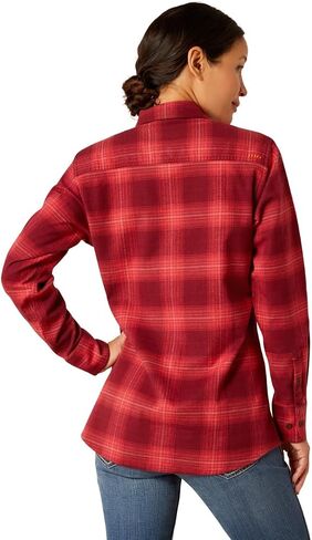 ARIAT Women's Rebar Flannel Durastretch Work Shirt in Saudi Arabia