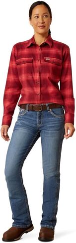 ARIAT Women's Rebar Flannel Durastretch Work Shirt in Saudi Arabia